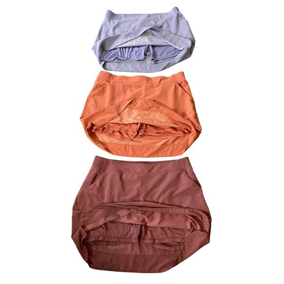 Lot Three 32 Degrees Cool Skorts Activewear Skirts With Built-In Shorts XL - Picture 2 of 11